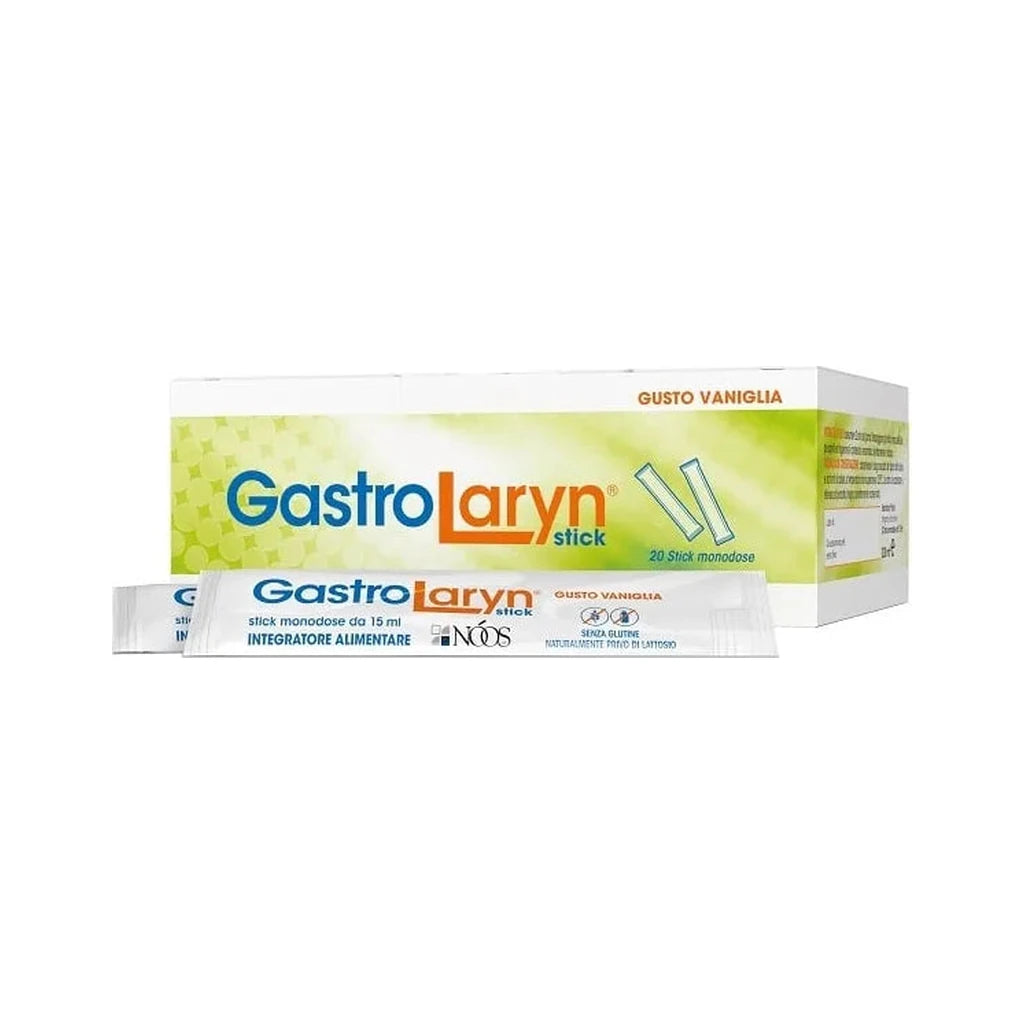 GastroLaryn Stick 20 Sachets: Vanilla Gastro-Laryngeal Wellness Supplement