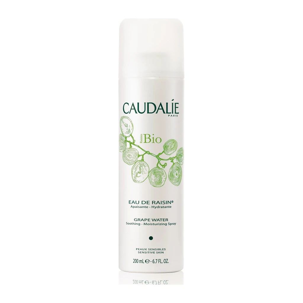 Caudalie Eau de Raisin Bio, Spray calmante e hidratante, 200 ml