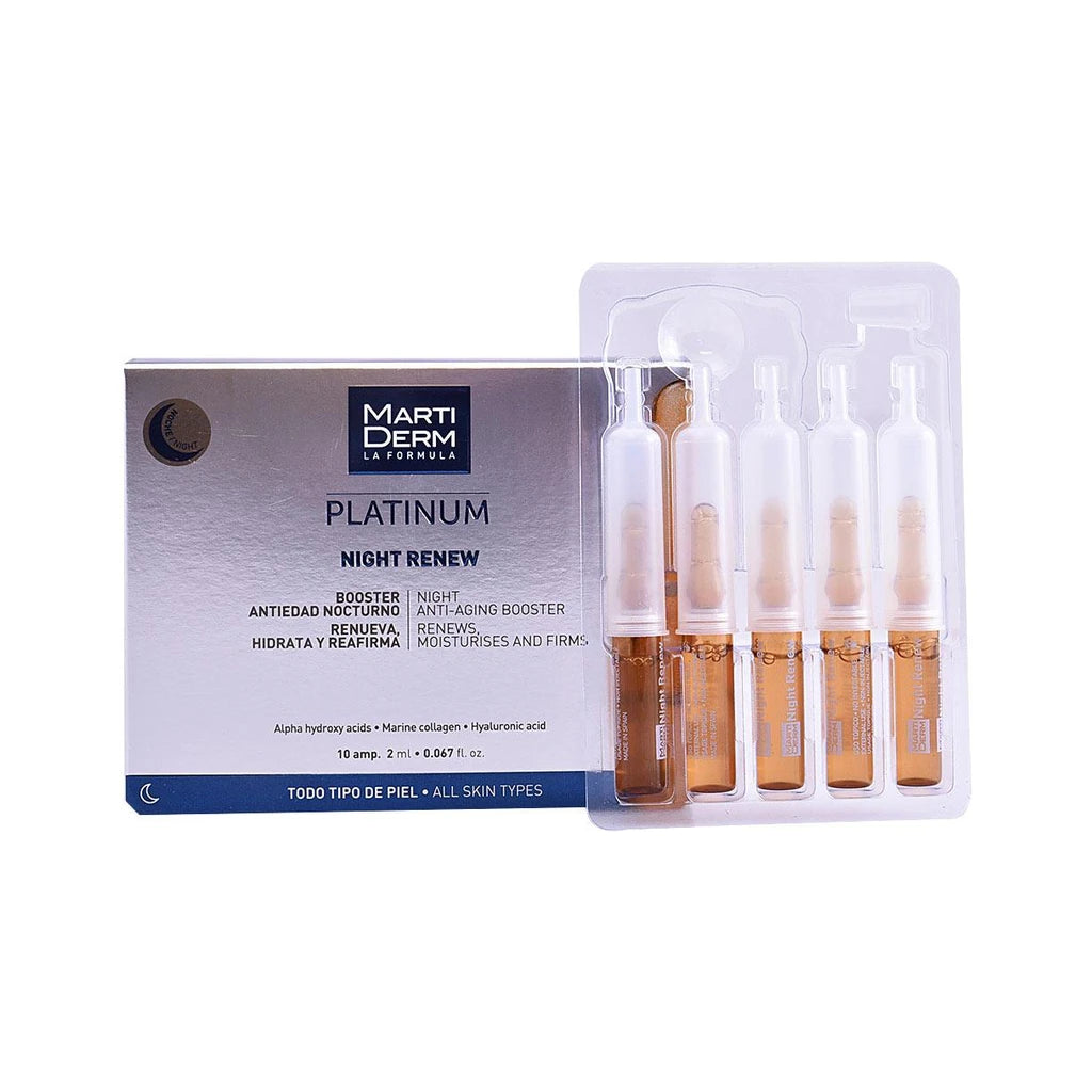 Martiderm Platinum Night Renew  - 10 ampolle