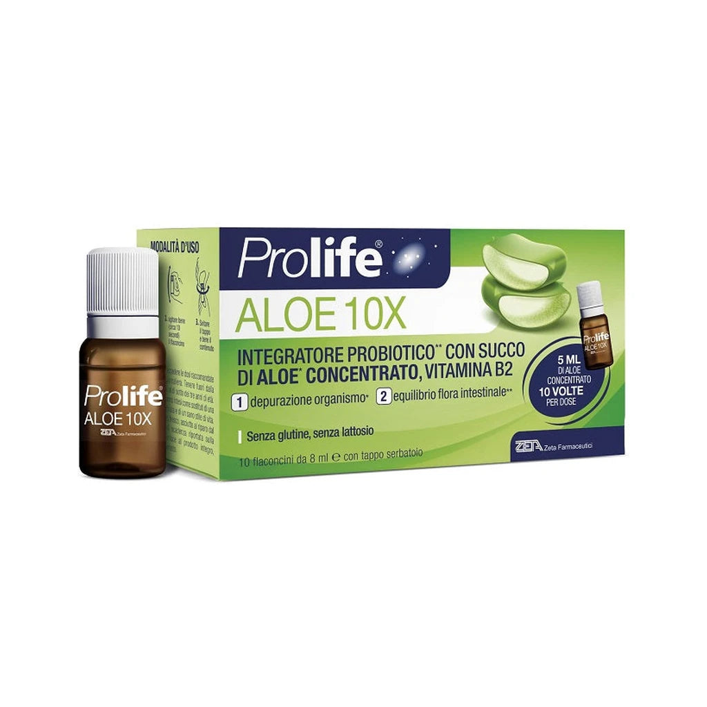 Prolife aloe 10x 10 bottles of 8 ml