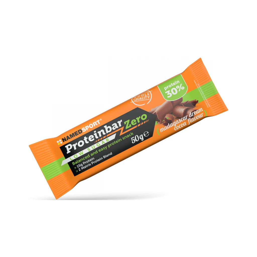 Genannt Sport Proteinbar Zero Madagaskar Traum Kakaogeschmack 50g