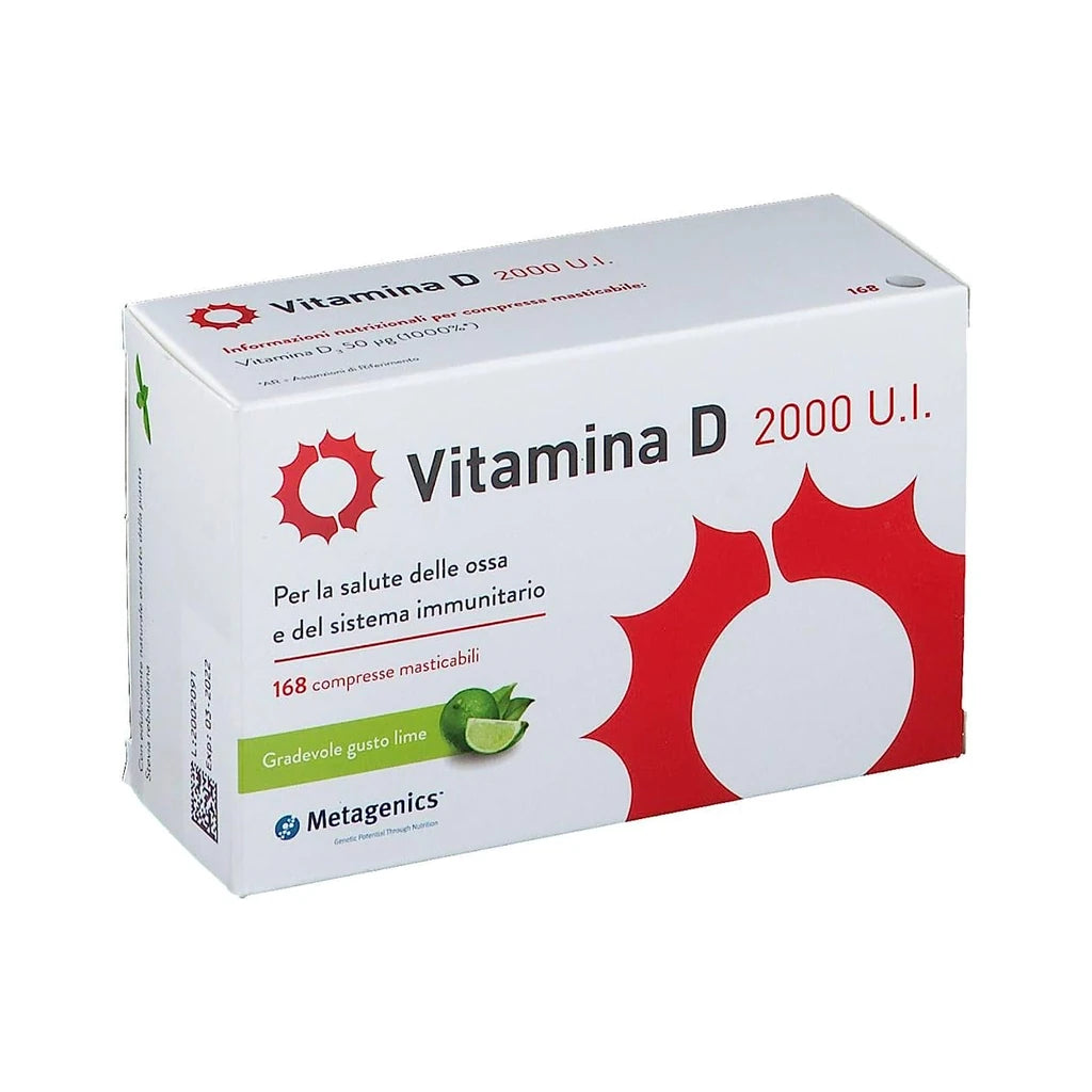 Vitamina D 2000 U.I 168 CPR Masticabili
