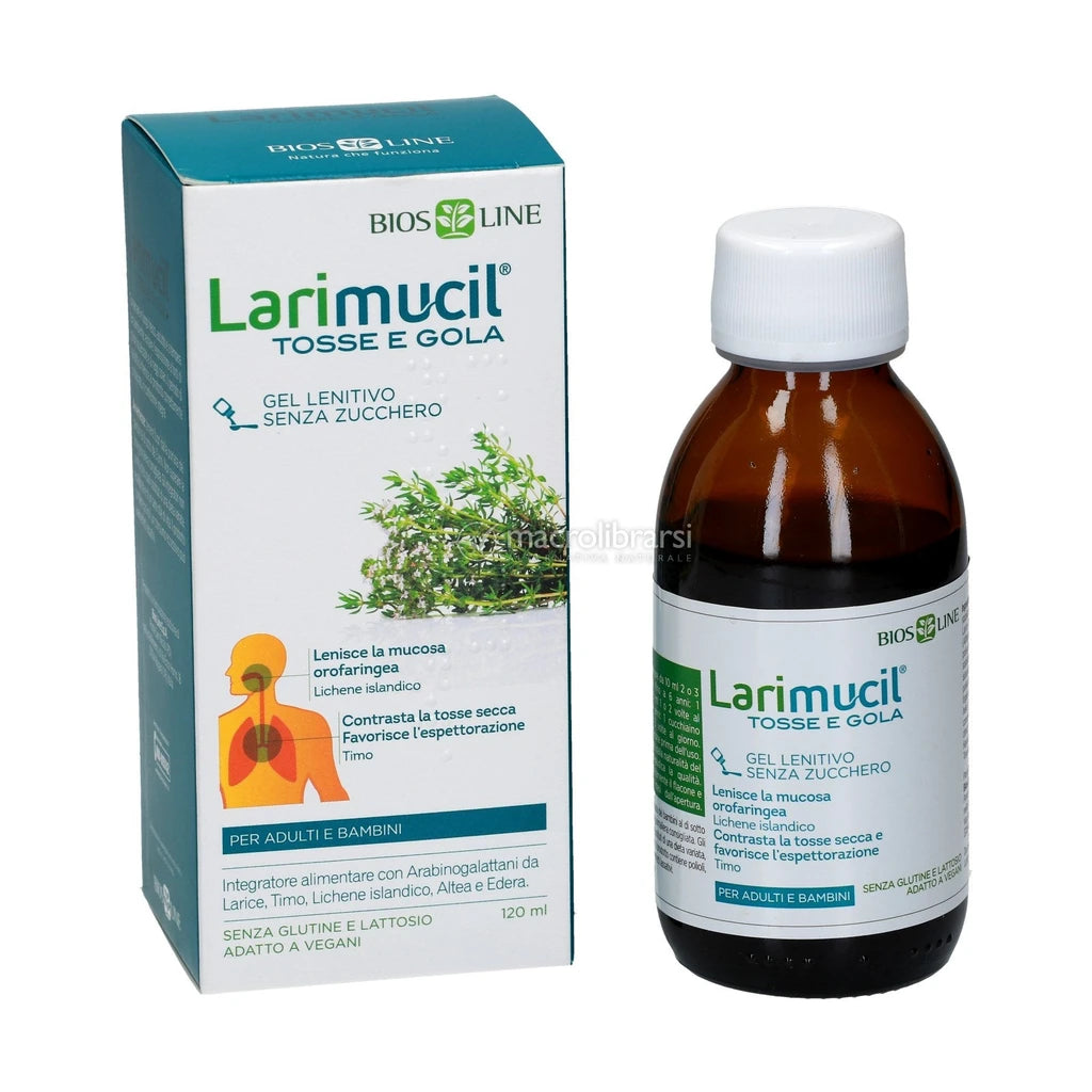 LARIMUCIL COUGH THROAT 120ML