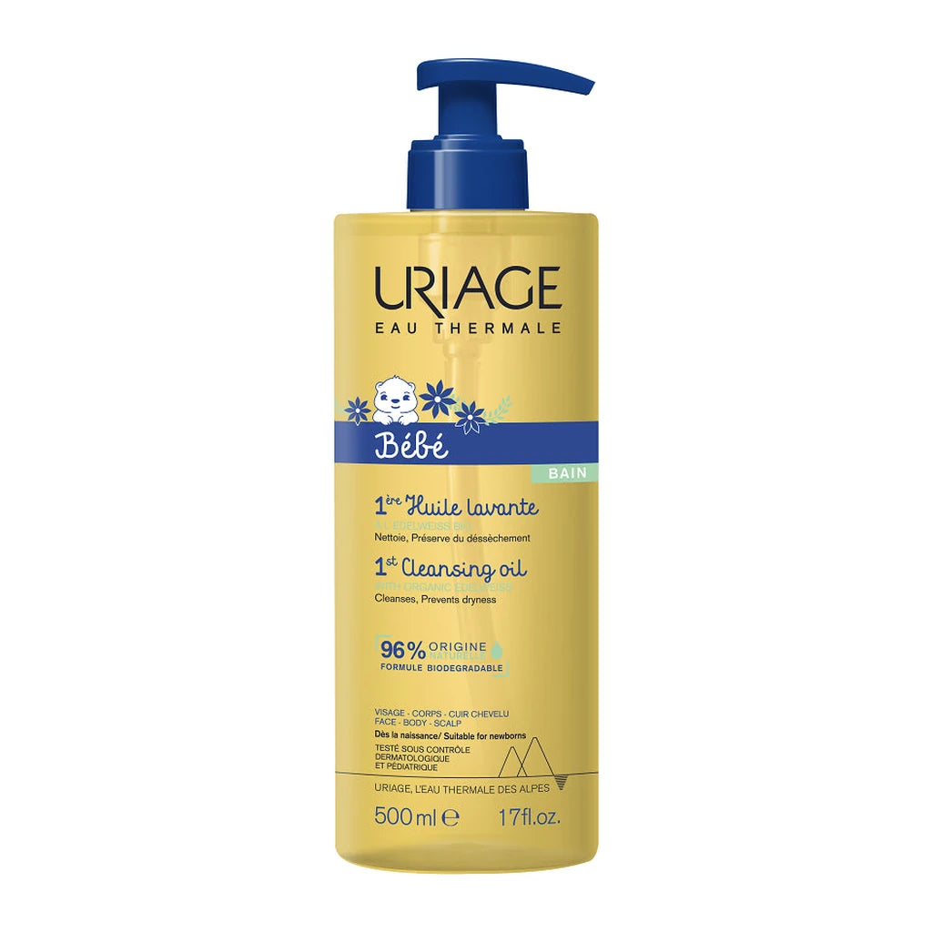 URIAGE BEBE HUILE WASHING OIL DET 500ml