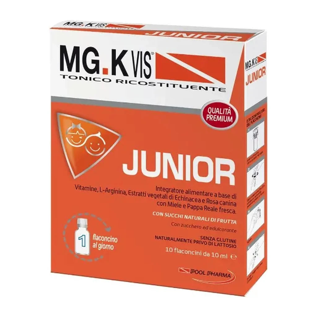Mgk Vis Tonico Ricostituente Junior per Bambini 10 Flaconi