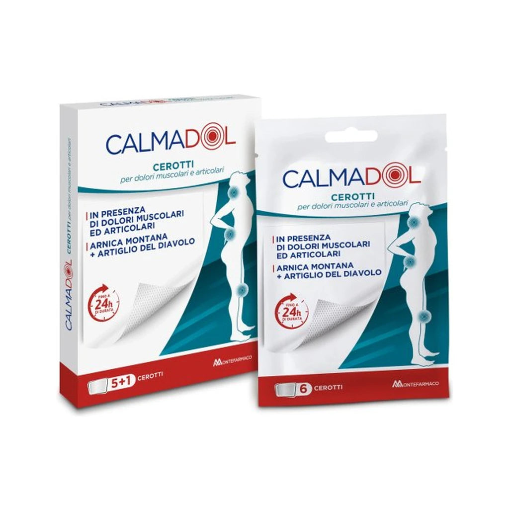 CALMADOL CEROTTO ARNICA e ARTIGLIO DEL DIAVOLO 6cer