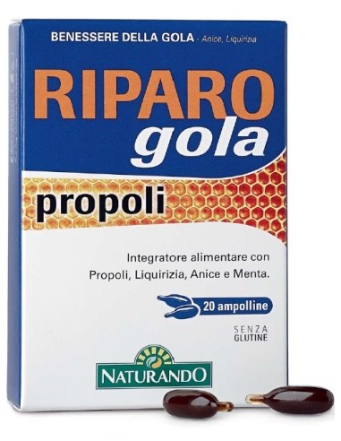 RIPARO GOLA PROPOLI 20 AMPOLLINE