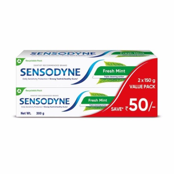Sensodyne - Fresh Mint 2x75 Ml