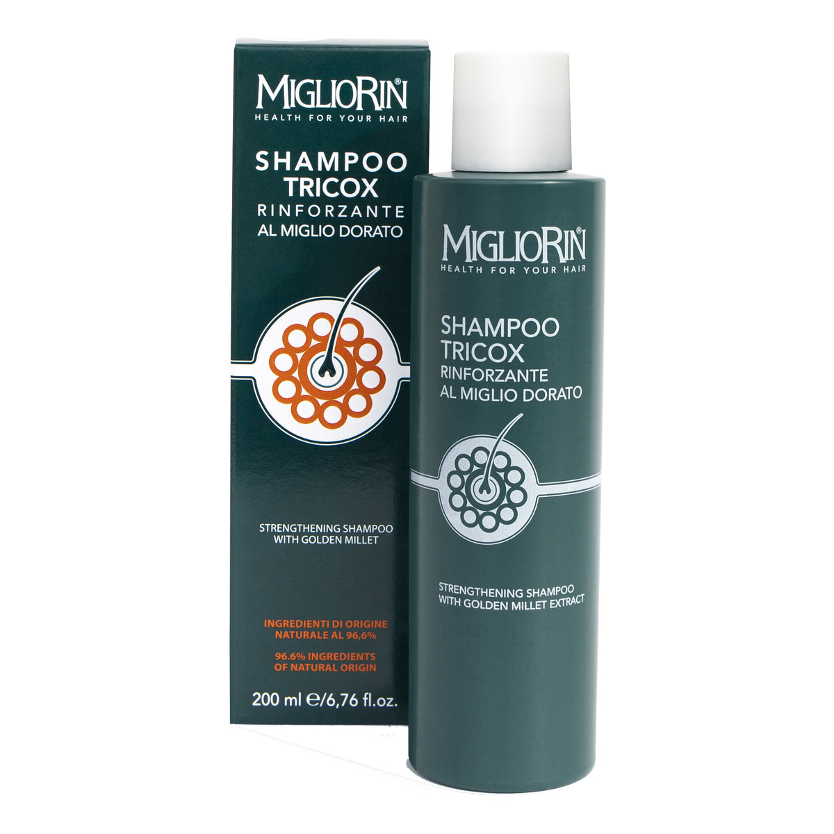 Migliorin Tricox Shampoo rinforzante al miglio dorato 200 ml