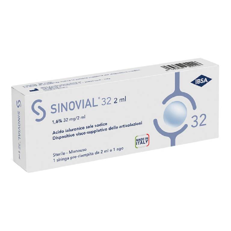 Sinovial 32 2ml 1,6% 32mg/2ml 1 siringa