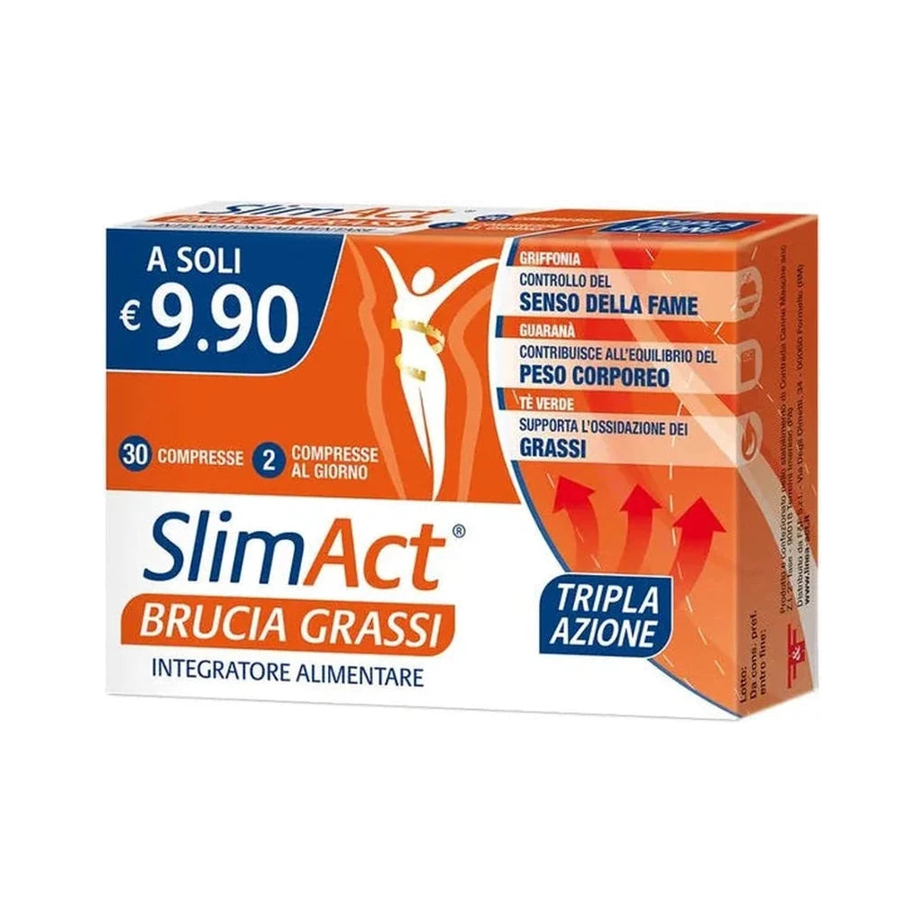 SLIM ACT Fat Burner 30 Tablets - Appetite Control & Weight Management