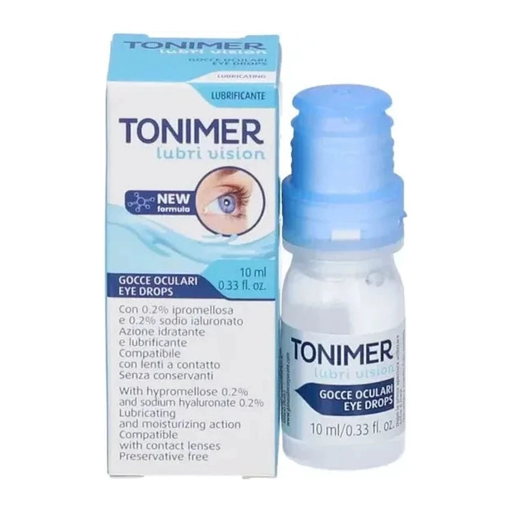 Tonimer Lubri Vision Eye Drops - Hydrating & Lubricating 10ml
