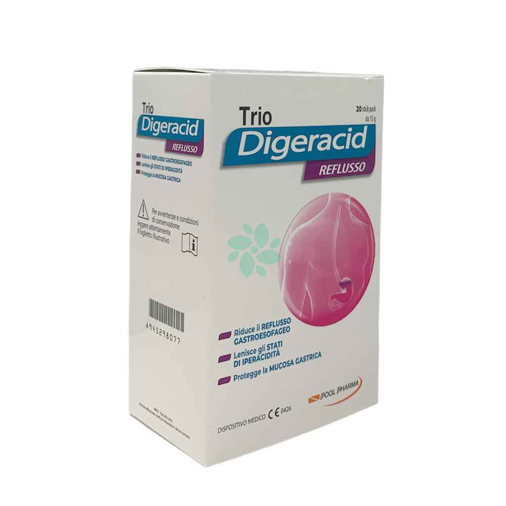 Trio Digeracid Reflusso Gastroesofageo 20 stick