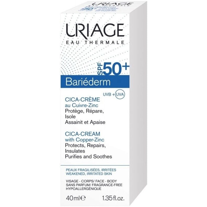 Uriage Bariederm Cica-Creme SPF50+ 40 ml