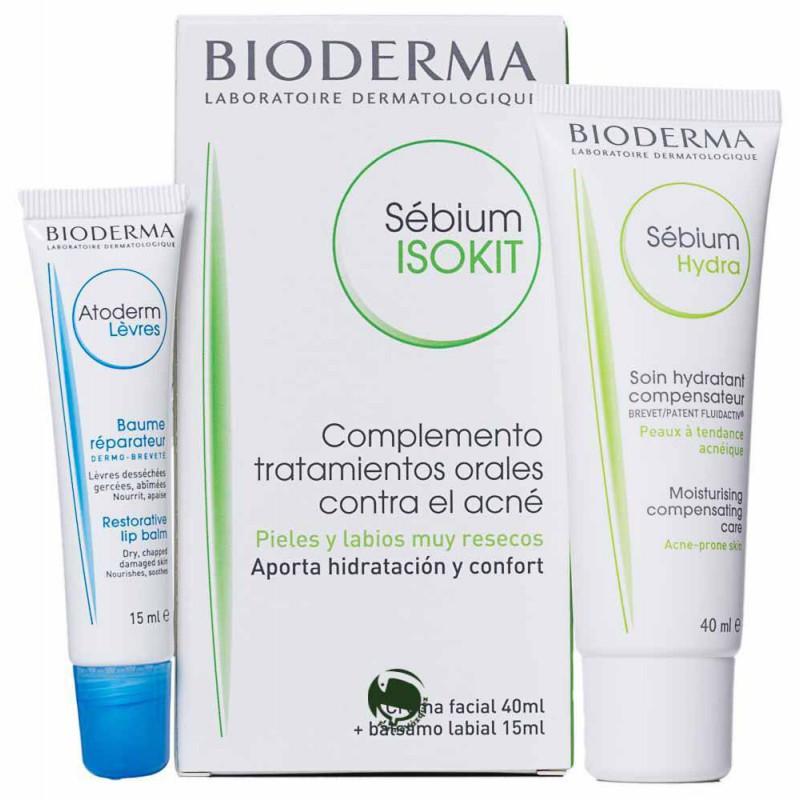 Bioderma Sebium Isokit Cream 40Ml + Lip Balm 15 ml