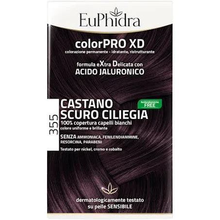 EUPHIDRA COLOR PRO XD 355 Castan de cerise foncé