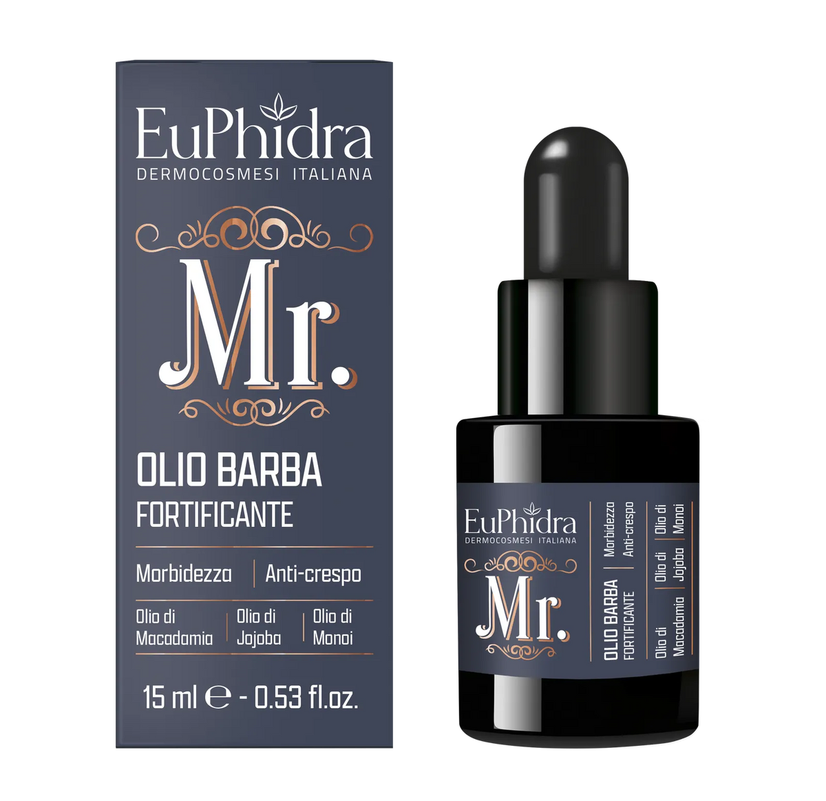 Euphidra Mr. olio barba fortificante 15 ml