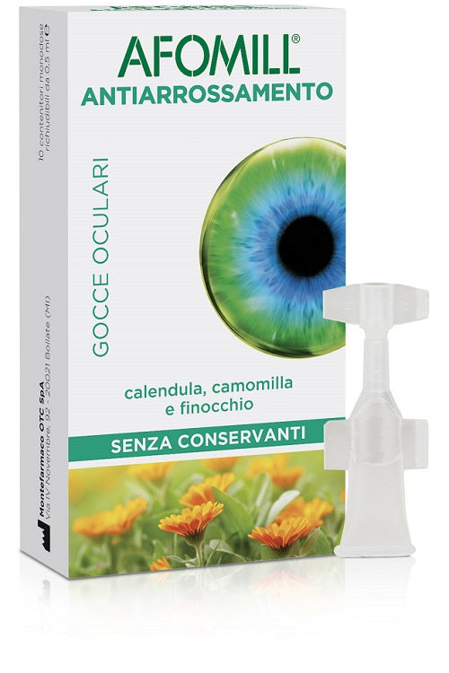 AFOMILL Anti -Redness 10 Ampullen von 0,5 ml