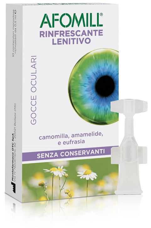 Afomill Rinfrescante Lenitivo 10 fiale da 0,5 ml