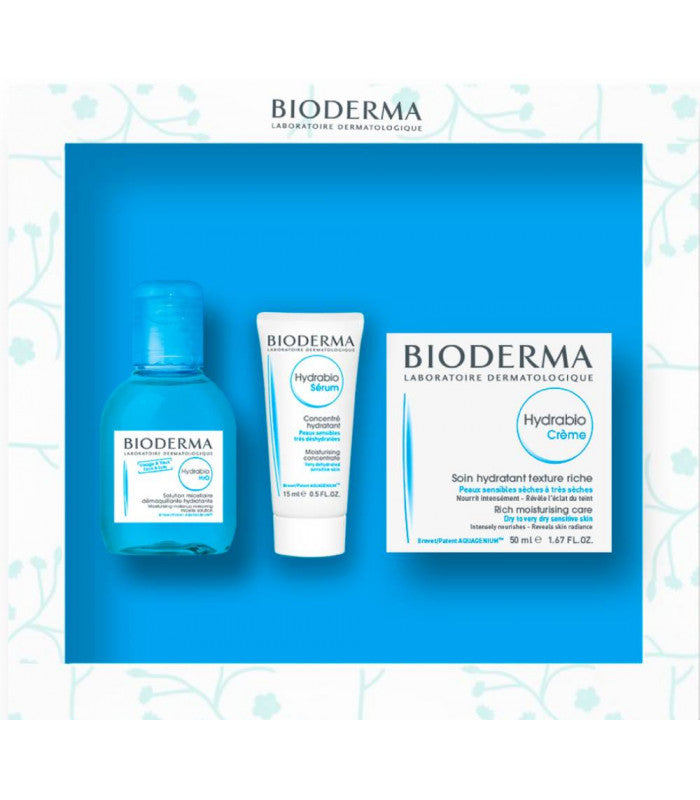 Bioderma Hydrabio box - creams + h2o + serum