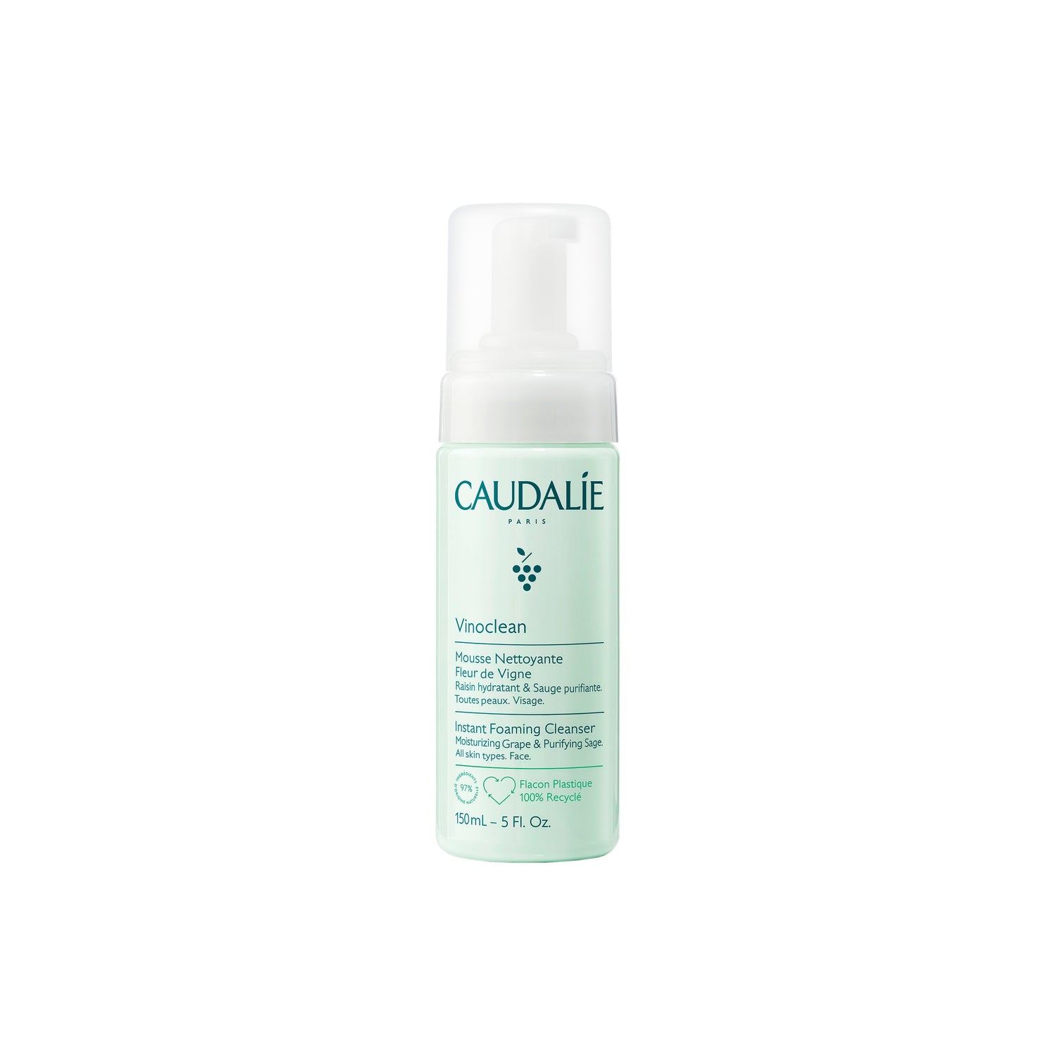 Caudalie vinoclean cleansing foam 50 ml