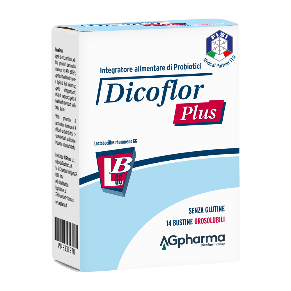 Dicoflor Plus Integratore Probiotici - 14 Buste