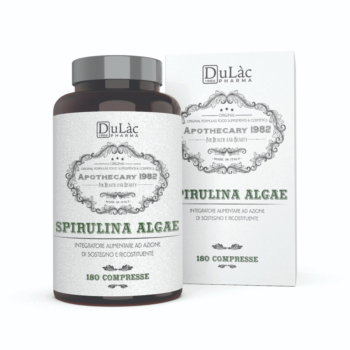 Dulac spirulina algae 180 tpress