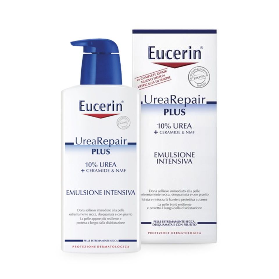 Reparatur von Eucerin Harnstoff und intensive Emulsion