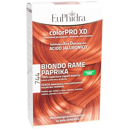 EUPHIDRA COLOR PRO XD 744 Paprika en cuivre blonde