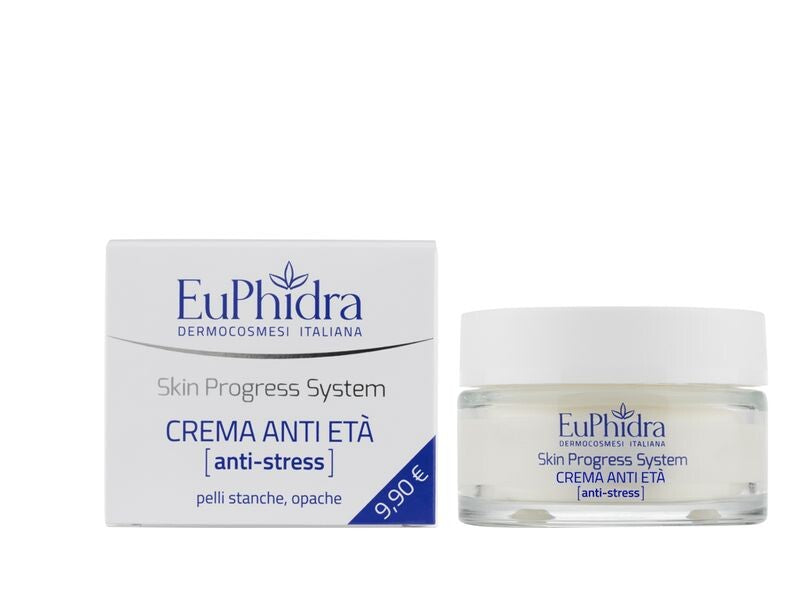 Système de progrès de la peau d'Euphidra Crema anti-stress 40 ml