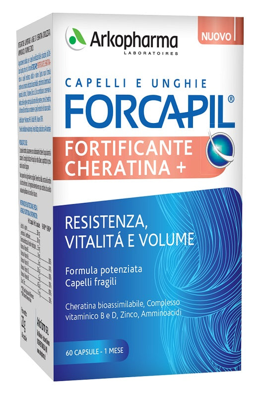 Befestigung von Forcapil + Cheratin 60 Kapsel
