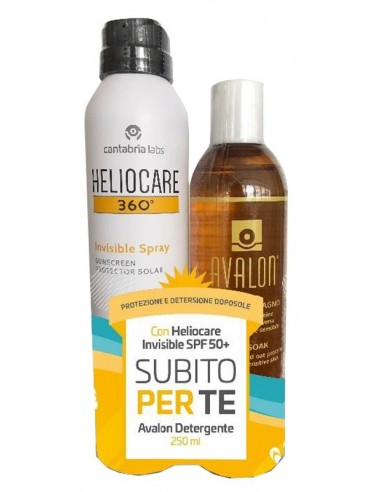 Heliocare Invisible Spray SPF 50+ AVALON DERGETE 200+ 250 ml