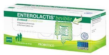 Enterolactis Bevibile - 12 Flaconi Da 10 Ml