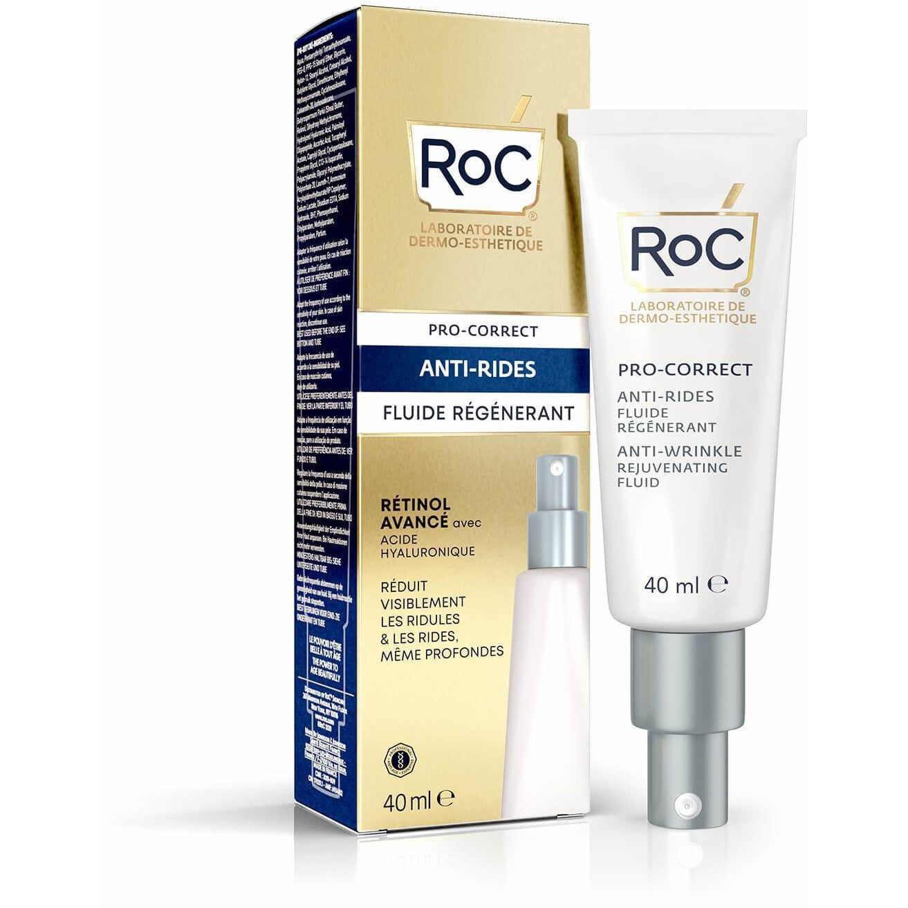 ROC Retinol Correxion Pro-korrent Fluid Anti-Falten-Gesicht 40 ml