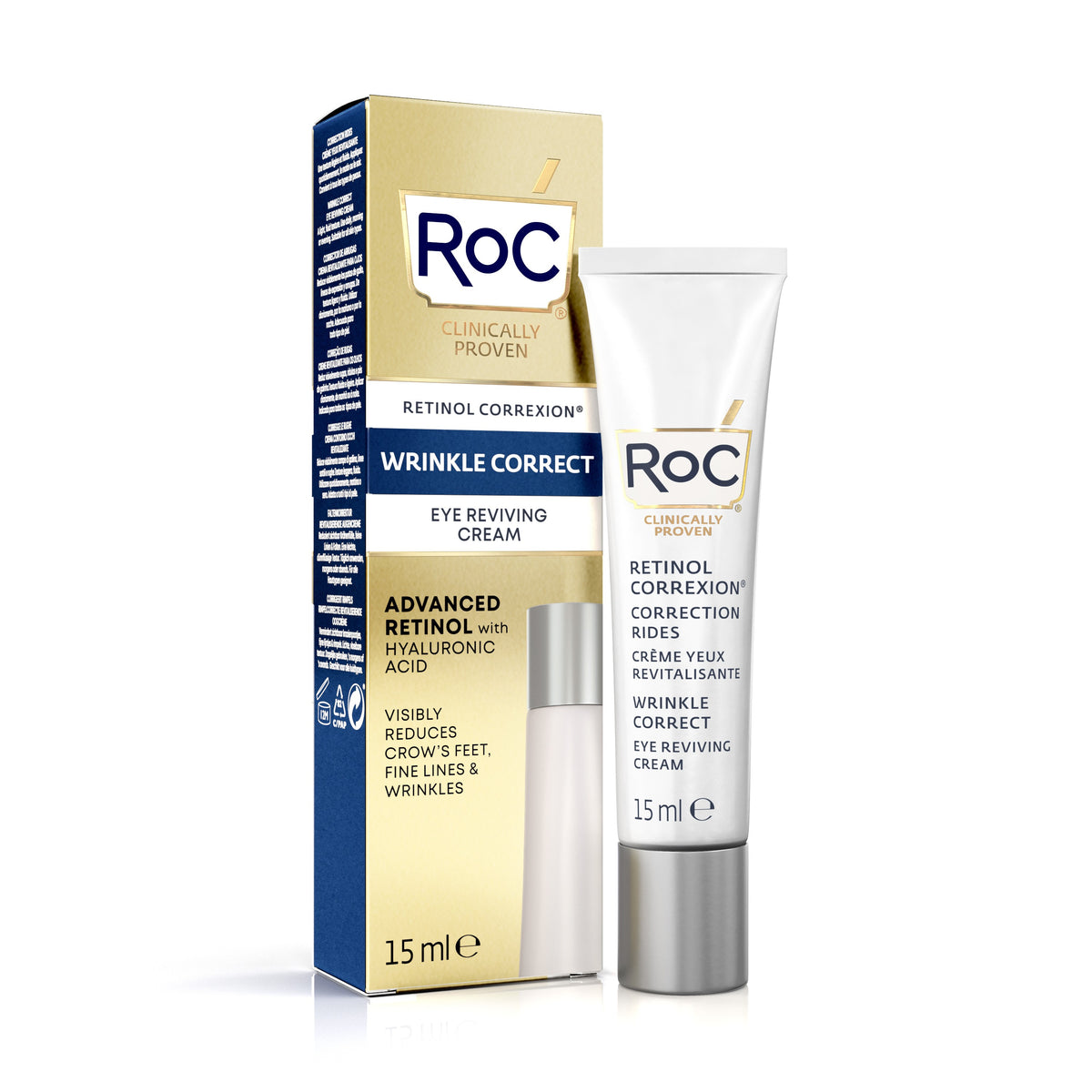 Roc Retinol Correxion Wrinkle Correct Crema Occhi 15 ml