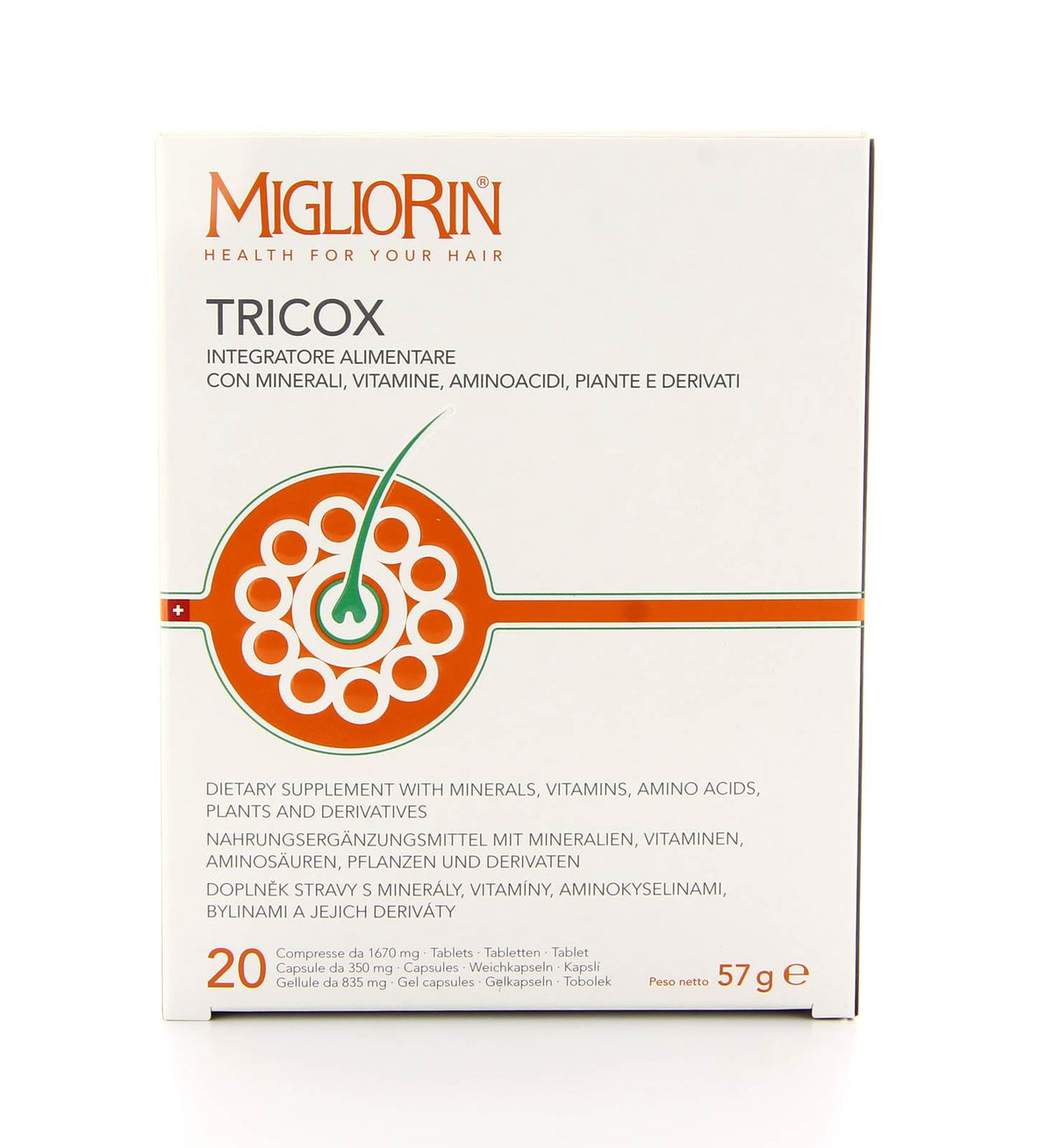 Migliorin Tricox 20 Capsules