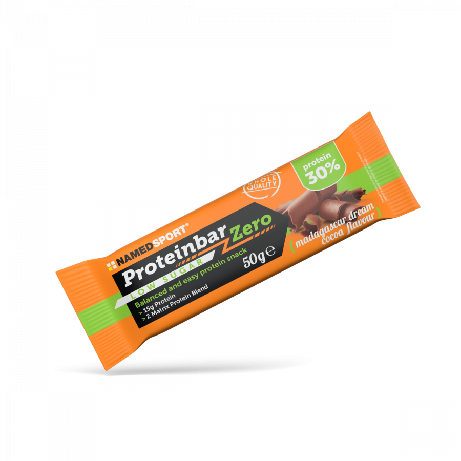 Nommé Sport Proteinbar Zero Madagascar Dream Cocoa Flavour 50G