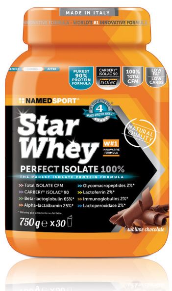 Nombrado Sport Star Whey aislado 100% 750g