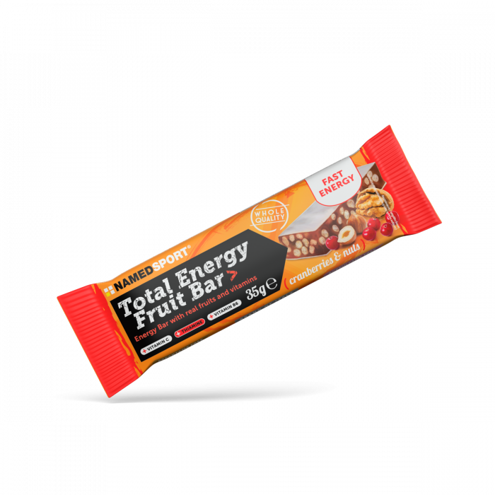 Named Sport Total Energy Fruit Bar cramberry e nuts 1x25