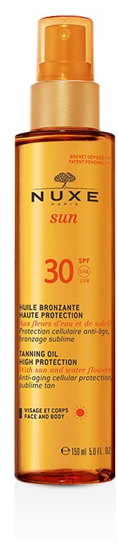 Nuxe Sun Olio Abbronzante Alta Protezione 30 Spf 150 ml