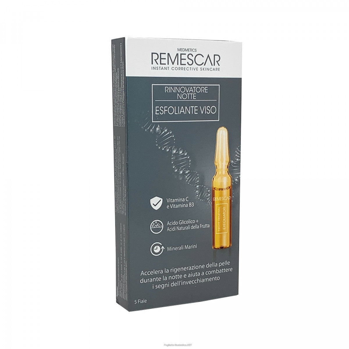 Remescar Renewal Esfoliante Esfoliante Viso 5 vials