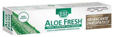 Aloe pastas de dientes frescas frescas shancling homeopatic 100 ml